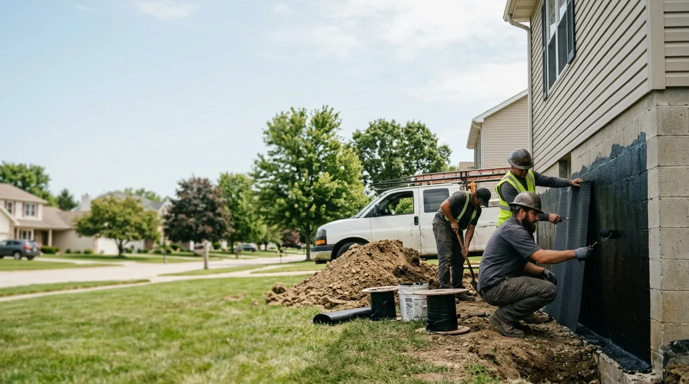 Basement Waterproofing in Taylor Springs, IL near me